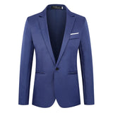 Riolio Fashionable Slim Men's Blazer Casual Single-breasted Wedding Jacket Youth Slim Fit Smooths Your Silhouette Wholesale