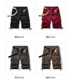 Riolio Shorts Male Slim Workout Shorts Lightweight Outdoor Mens Casual Hiking Cargo Fishing Short Pants Summer Quick Drying Work Shorts