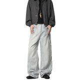 Riolio  JEANS MEN 2025 New Jeans Patchwork Baggy Loose Streetwear Trousers Hip Hop Floor Length Pants Trendy Youth Fashion Casual Denim