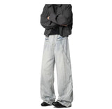 Riolio  JEANS MEN 2025 New Jeans Patchwork Baggy Loose Streetwear Trousers Hip Hop Floor Length Pants Trendy Youth Fashion Casual Denim