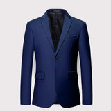 Riolio Mens Stylish Colorful Slim Fit Casual Blazer Jacket Green Purple Black Yellow Wedding Prom Formal Suit Coats For Men