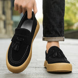 Riolio  New autumn men's bean shoes British style loafers fashionable men's casual single shoes