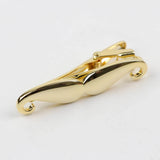 Riolio  Jewelry Cute Beard Tie Clip Gentlemen Classy Necktie Bar Clasp Clip Pin Anchors Fishhook Feather Shape Multi-functional Clamp