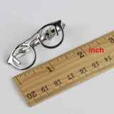 Riolio  Jewelry Cute Beard Tie Clip Gentlemen Classy Necktie Bar Clasp Clip Pin Anchors Fishhook Feather Shape Multi-functional Clamp