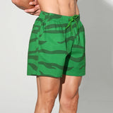 Riolio  Mens Camouflage Quick-Drying Casual Swimming Trunks Streetwear Fashion Daily Versatile Vacation Beach Shorts Men'S Clothing