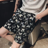 Riolio  Summer Men's Silky Shorts Casual Loose 5-Inch Trendy Thin Beach Shorts for Outdoor Wear Premium Quality