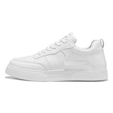 Riolio  New plus size men's casual sports shoes versatile Korean version thick soled height increase white shoes student board shoes