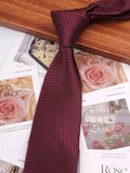 Riolio  Woven Striped Ties For Men Women Jacquard Neck Tie For Wedding Business Classic Groom Neckties Fashion Men's Neck Tie