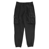 Riolio  Men's Cargo Jogger Pants Multi Pocket Elastic Waist Casual Trousers