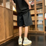 Riolio  American Style Loose Fit Men's Shorts Spring Summer Thin Lightweight Trendy Design Oversize 5 Inch Inseam Plus Size Up to 150kg