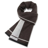 Riolio  Luxury Scarf Man Winter Warm Wool Scarf For Men Cashmere Scarves Casual Plaid Male Long Pashmina Outdoor Shawls Man Muffler Gift