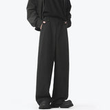 Riolio  Black Casual Pants Men Fashion Oversized Wide Leg Pants Men Streetwear Korean Loose Straight Pants Mens Baggy Beige Trousers