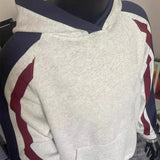 Riolio  New American Retro Men's Hooded Sweatshirt Casual Harajuku Navy Patchwork Long Sleeve Pullover Autumn High Quality Hoodies M-3XL