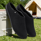 Riolio  New Spring Summer Style Plus Size Slip On Half Slippers Simple  Fashion Lightweight Breathable Trendy Mens Vacation Party Date C