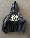 Riolio Vintage Streetwear God heals Painting Printed Hoodies Women Sweatshirt Harajuku New Oversized Street Y2k Tops Men Clothing