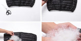 Riolio Coat Ultralight Sleeveless Puffer Vest Jacket Ultra Thin Warm Lightweight Down Jacket Waistcoat Winter Men Duck Down Vest Coats