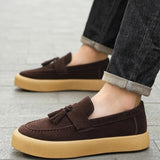 Riolio  New autumn men's bean shoes British style loafers fashionable men's casual single shoes