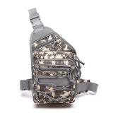 Riolio  Versatile Tactical Crossbody Bag Waterproof Large Chest Bag Men Outdoor Sports Cycling Hiking Outdoor Climbing Fishing Backpack