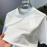 Riolio Summer high street Y2k men and women trendy hip-hop round neck simple T-shirt couple loose retro casual T-shirt top harajuku