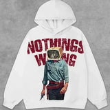 Riolio Mental Health Matters Print Hoodies Women Men Streetwear Oversized Sweatshirt Goth Y2k Top Harajuku Pocket Hoodie Men Clothing