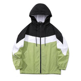 Riolio  Spring Men's Anorak Bomber Jacket Fashion Men Streetwear Hip Hop Hooded Coats Man Sports Breathable Zipper Coats Clothing
