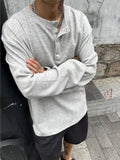 Riolio  Big Size Unicolor T Shirts for Men Baggy Pullover Plain Oversize Male Clothes Long Sleeve Tops Polyester It Elasticity Japan Y2k