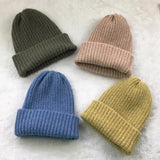 Riolio Unisex Hat Cotton Blends Solid Warm Soft HIP HOP Knitted Hats Men Winter Caps Women's Skullies Beanies For Girl Wholesale шляпа