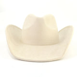 Riolio  Western Big Roll Brim Cowboy Hat Top Cap for Men Women Pink Cowgirl Hat Felt Fedora Hats Outdoor Riding Sun Hat