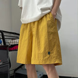 Riolio  Summer Men's New Patchwork High-waisted Pocket Pants Fashion Solid Color Comfortable Loose All-match Casual Shorts