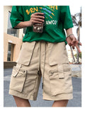 Riolio Mens Summer Cargo Shorts Multi Pocket Casual Outdoor Sports Workwear Lightweight Comfortable Hiking Shorts Trendy Fashion
