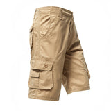 Riolio Men's Cargo Shorts Big Size Sports Knee Shorts Classic Short Pants Streetwear Hip Hop Straight Loose Pants