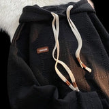 Riolio Autumn Sweatshirts for Men Hoodies Harajuku Plaid Print Casual Thin Coat Fashion Streetwear Long Sleeve Men Tops Clothing