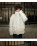 Riolio Winter high street Korean style men and women trendy design thick jacket for couples loose fitting Harajuku retro casual top y2k