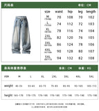 Riolio  Vintage Wash Light Blue Relaxed Fit Jeans 2025 New Arrival High Quality Distressed Denim Pants for Men Streetwear Fashion Youth