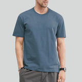 Riolio  100% Cotton High Quality Men's T-Shirt Solid Color Classic Timeless Simple Style Fashion Tops Versatile Unisex Kids Daily Tees