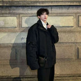 Riolio Winter high street Korean style men and women trendy design thick jacket for couples loose fitting Harajuku retro casual top y2k