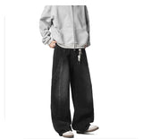 Riolio  JEANS MEN 2025 New Jeans Patchwork Baggy Loose Streetwear Trousers Hip Hop Floor Length Pants Trendy Youth Fashion Casual Denim