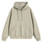 Riolio  Autumn Men's Pullover Hoodies Fashion Mens Long Sleeve Solid Color Hooded Coats Mens Sports Breathable Sweatshirts Clothing 4XL