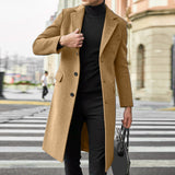 Men Plus Size Winter Coat Lapel Collar Long Sleeve Padded Leather Jacket Vintage Thicken Coat Light Weight Rain Jacket for Men
