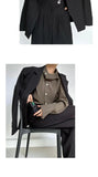 Riolio New Chinese Retro Design Niche Shirt Korean Style Fashion Trend Irregular High-end Shirt Neckline Chic Jacket Men Aesthetic