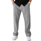 Riolio  Spring Summer Men Fashion Trousers Loose Casual Pants Breathable Sport Gym Trousers Oversized Joggers Straight Pants Man Clothes