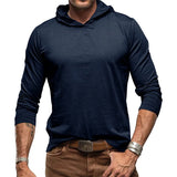 Riolio  Spring Autumn Fashion Hoodies Long Sleeve Solid Blocking Polo Shirts Men's Clothing Korean Button Loose Casual All-match Tops