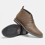 Riolio  Retro Plus Size Desert Boots Men Ankle boots Brand Comfortable Leather Boots For Men
