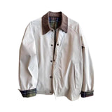 Riolio  Retro Japanese Style Barn Coat Men's Loose Casual Short Hunt Jacket Breathable Moisture Wicking Resistant to Deformation