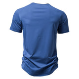 Riolio 100% Cotton Men's T-shirt O-neck Casual Soft Fashion Solid Color T-shirt for Men New Summer Short Sleeve Tops Tees Men