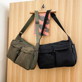 Riolio  Men's Bag, Winter Style, High-end Feel, Large Capacity, Casual, Versatile, Messenger Bag, Workwear Style, Shoulder Bag, for Men