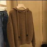 Riolio Knit Sweater Male Pullovers Plain Solid Color Men's Clothing Hoodies Coat Jacket Red Fashion High Quality Replica Elegant