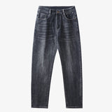 Riolio Spring Jeans Men's High quality Classic Slim Straight Trousers Fashion Stretch Cotton Casual Denim Pants Brand Clothes