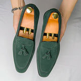 Riolio  Leisure Moccasins Slip on Men's Walking Shoes Male Cow Suede Leather Men Loafers Handmade Footwear Fashion Men Casual Shoes