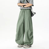 Riolio Unisex Pants Wide Leg Athletic Lounge Pants Spring Summer Lightweight Stretch Waist Casual Sportswear Joggers Loose Thin Comfort